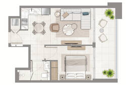 1 bedroom apartment